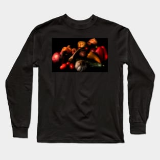 HDR Mixed Vegetables Long Sleeve T-Shirt